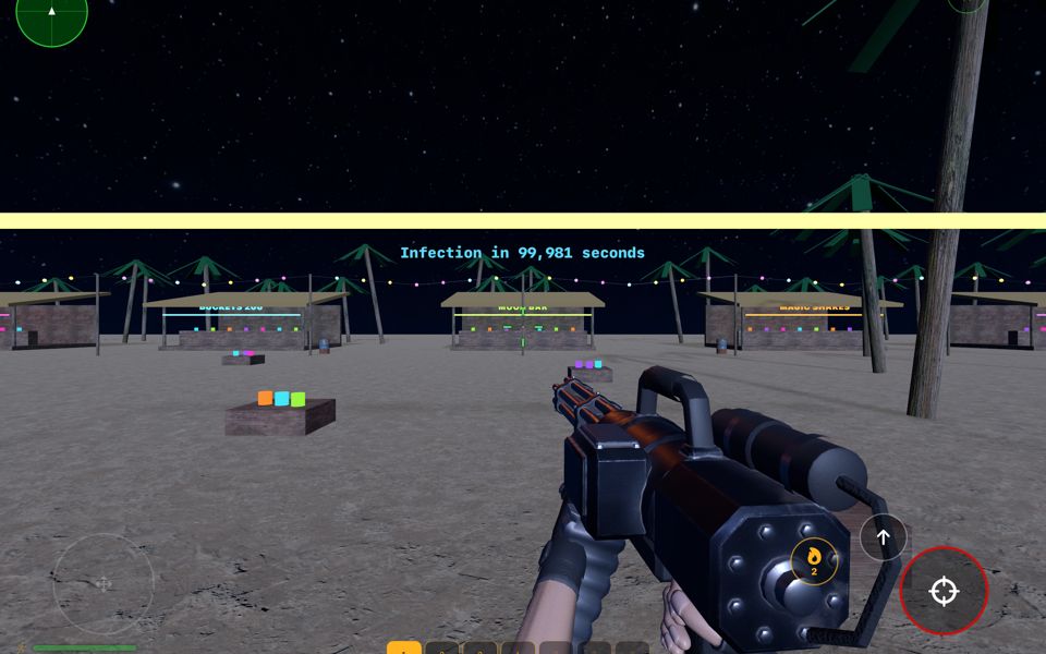Full Moon Party map in Zombie City